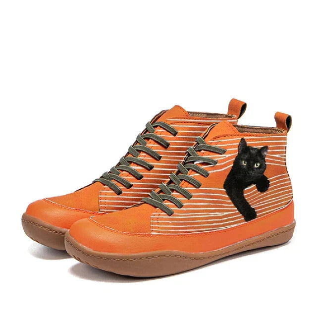 Botas gato Linz Naranja - Fabricadas por nosotros